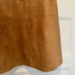 State Of Being Revolve Camel Faux Suede Eliza Skirt Size S Photo 9