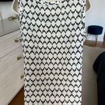 Ivanka Trump Black & White Patterned Tank Photo 4