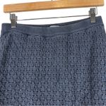 Athleta Crochet Mini Skirt Womens S Charcoal Gray 100% Cotton Boho Cottagecore Photo 1