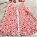 Buddy Love Kerr Mini Dress Women's Small Pink Flamingo Tie Shoulder Sleeveless Photo 8