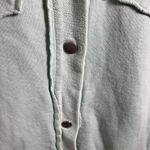 Avec Les Filles Mint Green Jacket Size S Cotton Utility Pocket Button Relaxed Photo 9