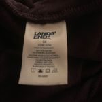 Lands' End Purple velour Leggings pants woman’s size 2X EUC Photo 5