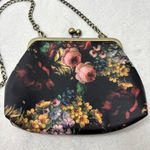 Women Small Retro Purse Vintage Top Handle Handbag Kiss Lock Shoulder Bag Black Photo 5