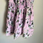 Roller Rabbit  Twilight Dahlia Fiorella Purple Floral Silk Cotton Mini Dress Photo 9