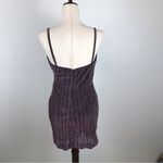 Revolve  NBD Andela multicolored metallic wrap style ruched side mini dress M Photo 5