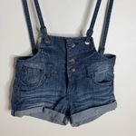 Lovesick Y2K Denim Suspender overall Shorts size 3 festival cute concert Blue Photo 3