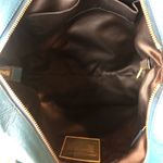 Coach Vintage  Madison Turquoise Leather Satchel Rear Zipper Pocket Bag 12935 Photo 3