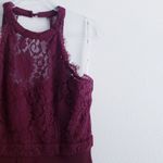 Lulu's Dance All Evening Lace Maxi Dress Red Size L Photo 3