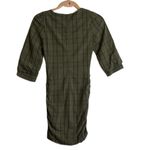 ZARA  Plaid Ruched Mini Dress Size XS Photo 4