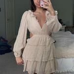 Altar'd State Boho chic beige tiered dress Photo 1