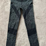 Good American Womenâs Essentials Leggings High Waist Black Leopardâ Print Sz 2 Photo 0