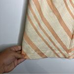 HD in Paris Anthropologie cream peach v-neck tank blouse women’s size 2 dressy Photo 3