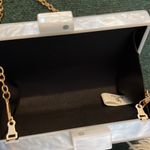 “Mrs.” Bridal White Acrylic Clutch Purse Photo 3