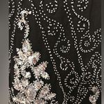 Formal evening embellished beaded sequin dress women’s size medium Photo 2