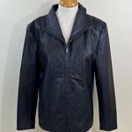 East 5th Genuine Leather Full Zip Jacket Photo 0