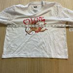 SO  Cupid Cherub Angel White Top Eyelet Sleeves Juniors Small Brand New Love Photo 2