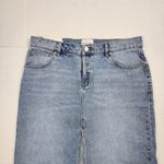 Abrand 99 LOW DENIM MAXI SKIRT SYLVIE Jean Skirt Light Wash Blue Denim Size 29 Photo 8