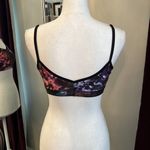 Lululemon athletica Floral Sports Bra - Black and Pink Photo 4