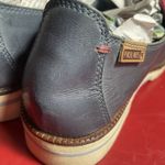 Pikolinos Womens Leather Laser Cut Lace Up Oxford Shoes EU 40 US 9 9.5 Comfort Blue Photo 1