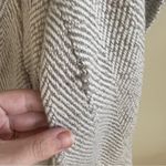 Kensie Asymmetrical Collar
Herringbone Jacket Oatmeal Color
Women's Size Small Photo 9