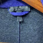 Eileen Fisher  blue button front merino wool jacket size 2X Photo 4