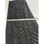 H&M NWT Black Sheer Maxi Skirt Women's 4 Crochet Gothic Whimsigoth Knit Goth Photo 6