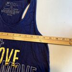 STONA Sport Tank Top Racerback Athletic Workout Move Graphic Blue Small Photo 4