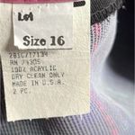 Vintage Tina Barrie Women’s Size 16 Jacket Blazer Purple Classic 80s USA Made Black Photo 6