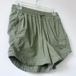 Sonoma Cotton Army Green Adjustable Drawstring Shorts with Pockets Small Photo 1