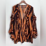 River Island  Resort bead Detail Tie Front Cover-Up Dress lightweight flowy L Photo 1