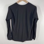 Athleta  Aultimate Train Logo‎ Long Sleeve Top Lightweight Athletic Black  Medium Photo 2