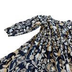 Soft Surroundings  Tilda Midi Dress Navy White Embroidered Boho Size Medium Women Photo 10