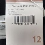 Susan Bristol NWT  Wool Blend Fundamentals Black Slacks Women 12 Style 1645850 Photo 5