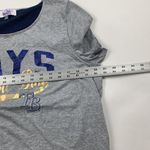 Women's Tampa Bay Rays MLB Baseball Navy Gray T Photo 5
