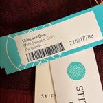Skies Are Blue  Stitch Fix Everyday knit sweater mini burgundy skirt Photo 10