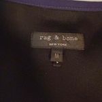 Rag and Bone Rag Bone New York Sleeveless Asymmetrical Hem Midi Dress Navy Blue Black Size M Photo 2