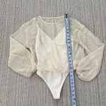 Aritzia Wilfred cream bodysuit blouse Size XS Photo 1