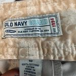 Old Navy Cream Twill Mini Skirt with Belt Detail - Size 10 Photo 3