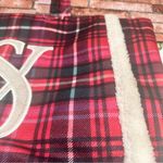 Victoria's Secret Festive logo sherpa fleece tote Bag Photo 10