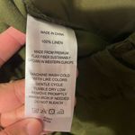 Quince  Olive Green European Linen Women's Pants Medium Photo 9