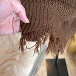 Just Polly New York Oversized Brown Knit Sweater Dress Size Small Photo 5