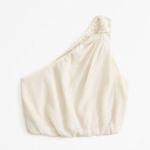 Abercrombie & Fitch  Asymmetrical One Shoulder Knot Top  Photo 1