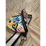 Funky Graffiti Print Fanny Pack Waist Bag Belt Bag Zip Pouch White Photo 6