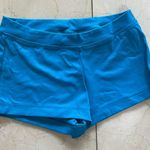 Capezio  Teal Blue Spandex Spankies Sz Small Photo 0
