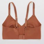 Aerie New SMOOTHEZ Padded Bralette Removable Pads Stretch Smooth Bra Brown XXL Photo 3