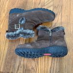 Khombu  Lindsey Suede Leather Faux Fur Boots Brown‎ Size 8 Photo 3