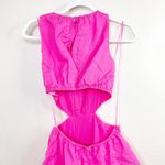 Mable NWOT Barbie Pink Trend Setter Sleeveless Cutout Tiered Maxi Dress Small Photo 6