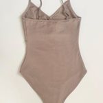 Reformation Eco Stretch Nude Bodysuit Photo 5