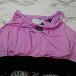 Just Love Sleeveless Halter Dress   Purple Paisley Matte Jersey  Dress Size 1X Photo 6