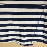 Athleta Faux Wrap Mini Skirt Navy White Size S Athletic Casual Nautical Beach Photo 3